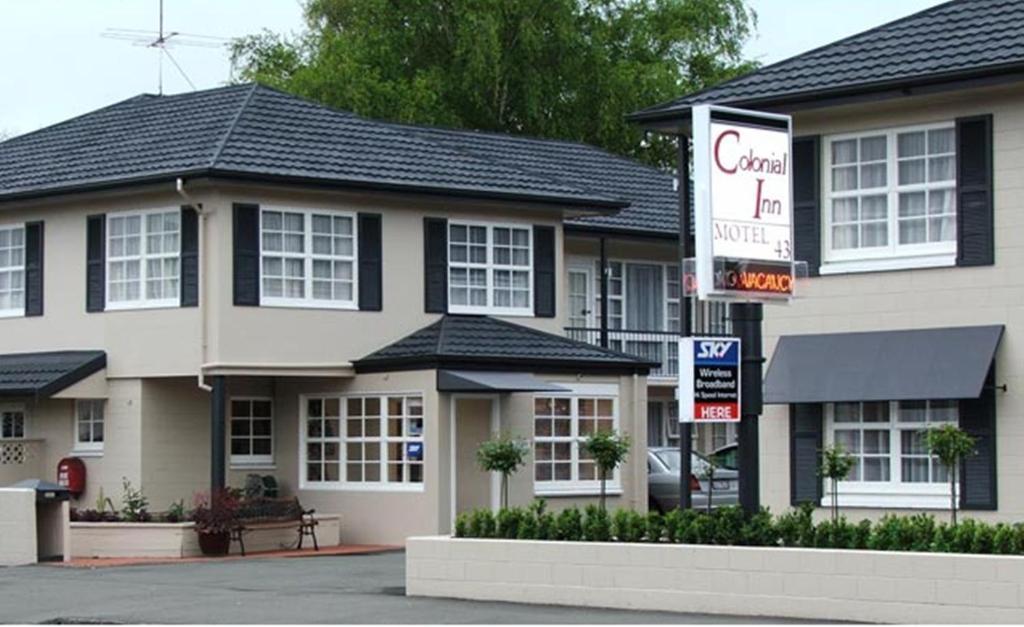Colonial Inn Motel Christchurch Exterior foto