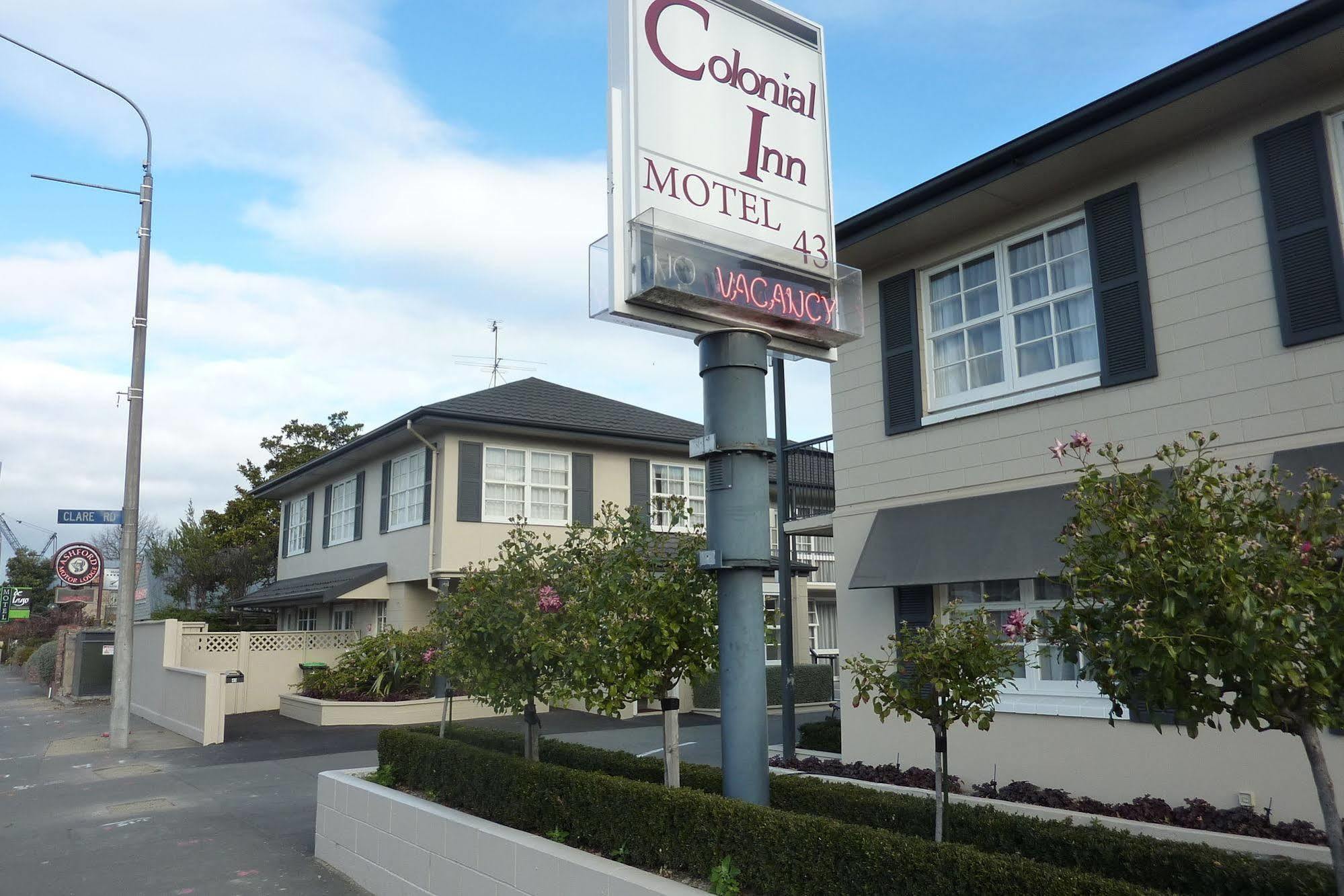 Colonial Inn Motel Christchurch Exterior foto